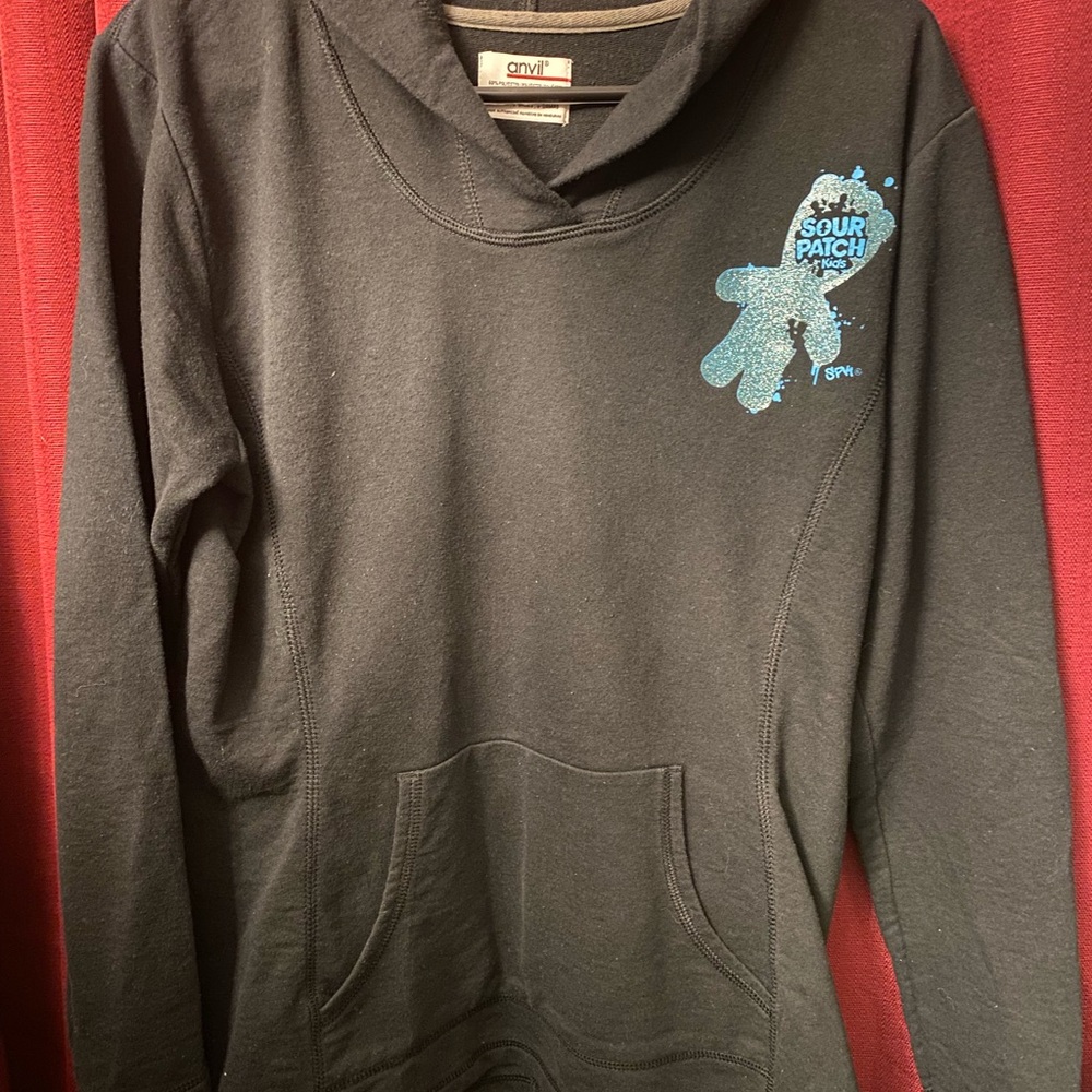 Anvil-Ladies black, Sour Patch Kids-Blue Glitter-L